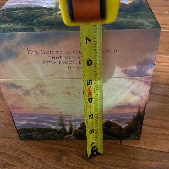 Vintage 2002 THOMAS KINKADE Painter Of Light rare Sunrise Cardboard Box - Picture 8 of 10